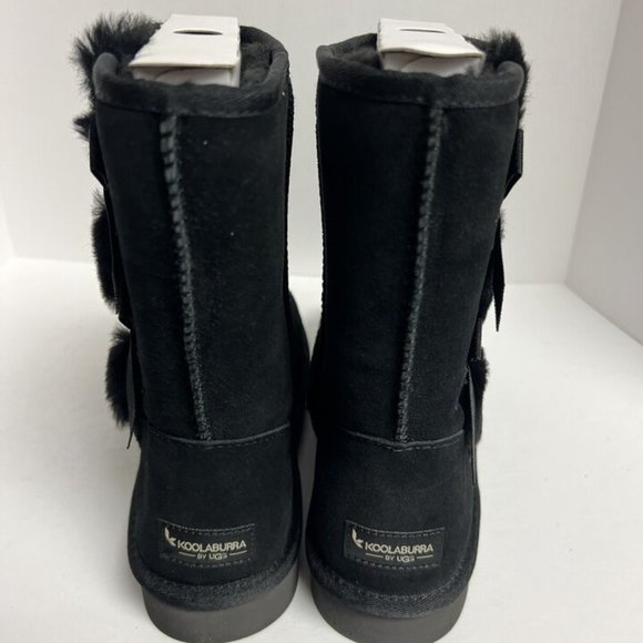 Koolaburra Womens Victoria Boot Black 9 M - Picture 4 of 6